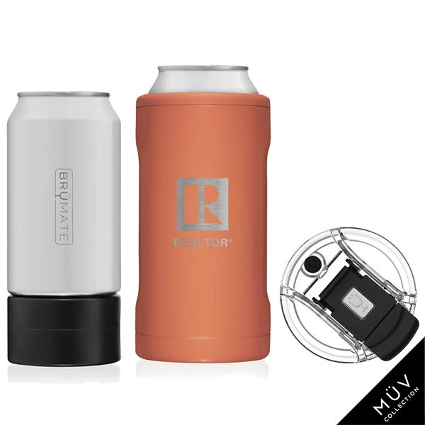 Engraved Personalized Brumate Hopsulator Trio 3-in-1 Beverage Can Cooler 