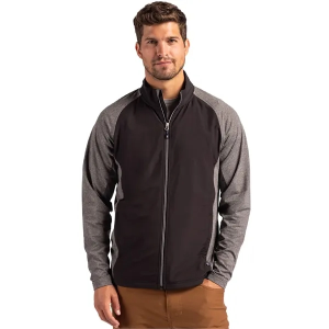 Cutter & Buck Adapt Eco Knit Hybrid Recycled Men's Full Zip Jacket